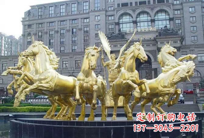 兰州阿波罗战车雕塑