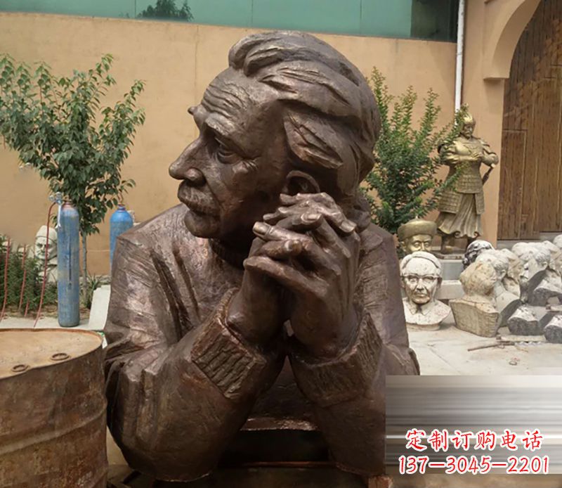 兰州爱因斯坦名人铜雕纪念品