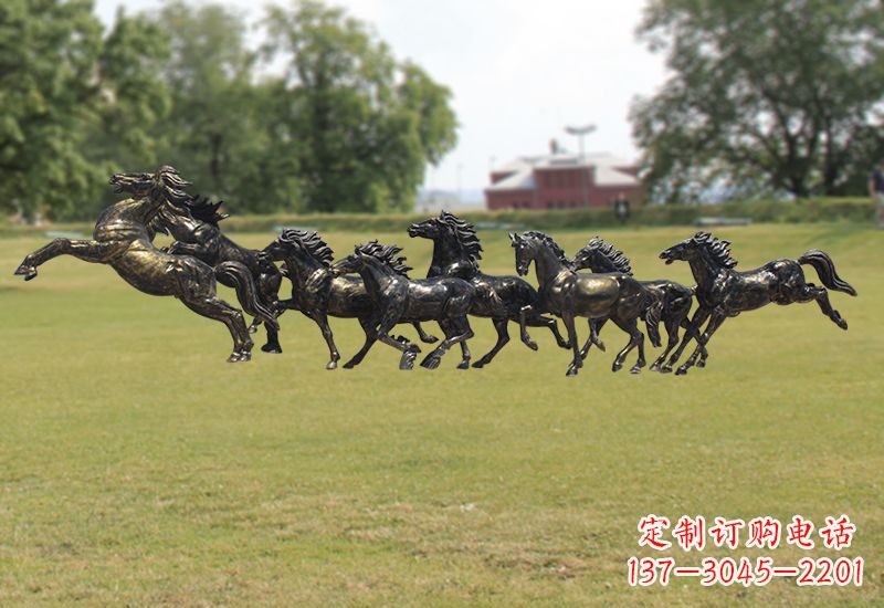 兰州马群铜雕经典珍藏