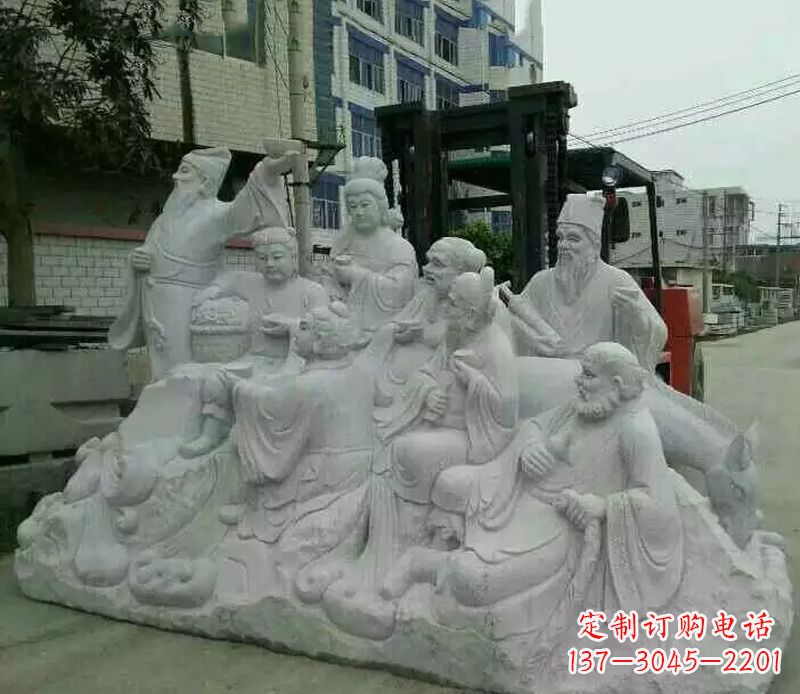 兰州八仙过海石雕