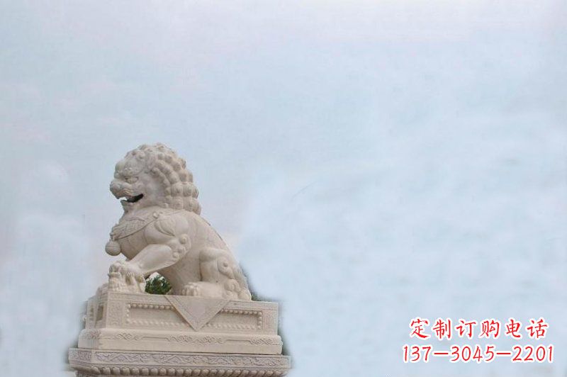 兰州北京狮石精美狮子雕塑