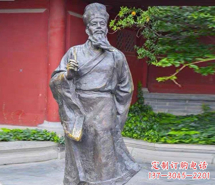 兰州北宋文学家苏轼铜雕