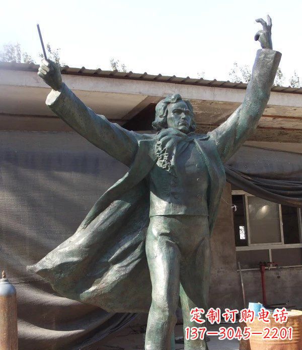 兰州贝多芬广场西方名人铜雕