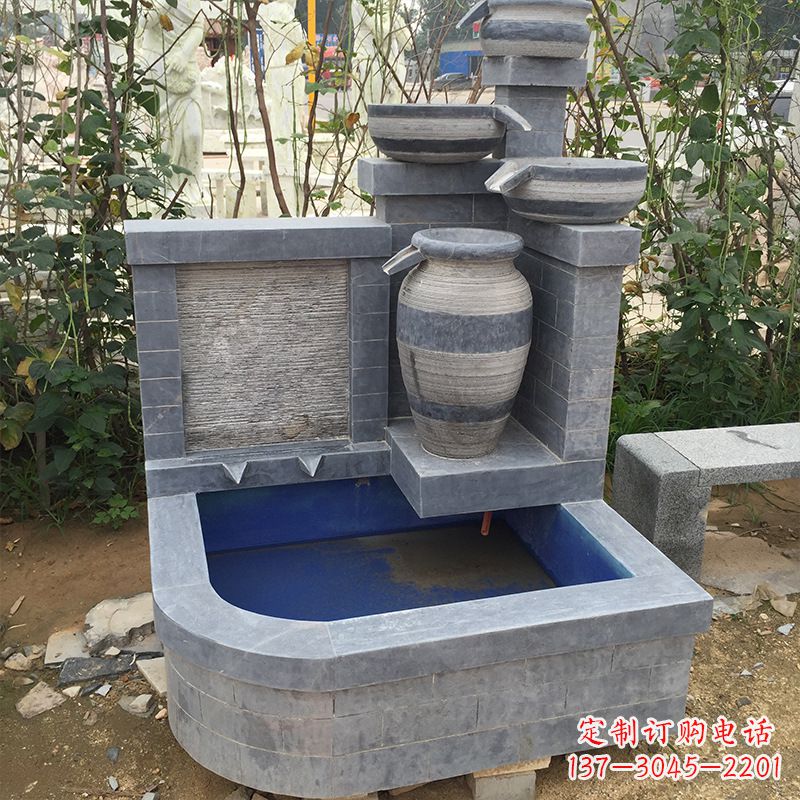 兰州精致花园喷泉令人耳目一新的室外装饰