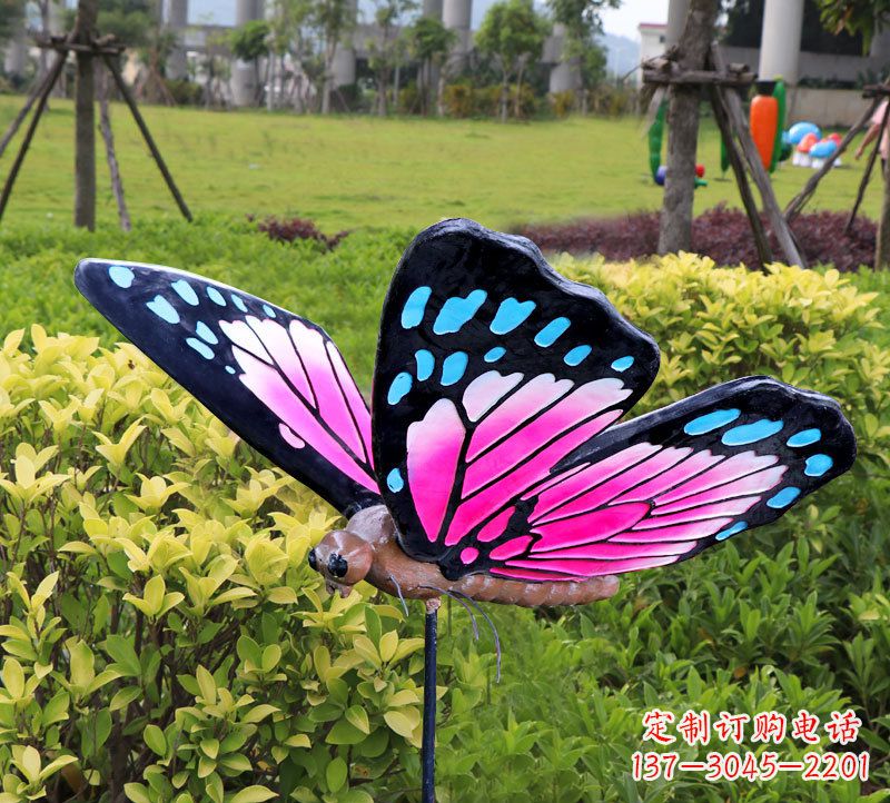兰州玻璃钢蝴蝶雕塑