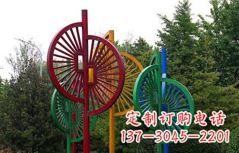 兰州不锈钢风车雕塑——动态美的艺术结晶
