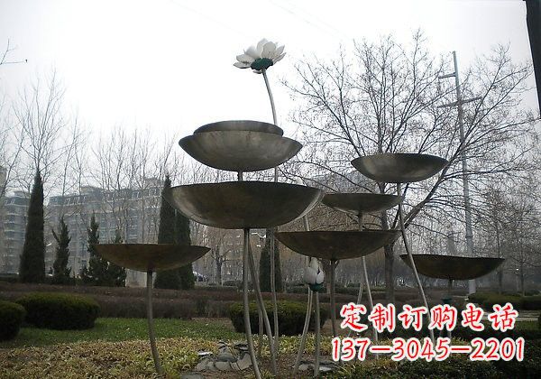 兰州不锈钢荷花雕塑浪漫与优雅的融合