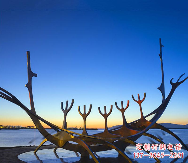 兰州不锈钢帆船比赛运动雕塑