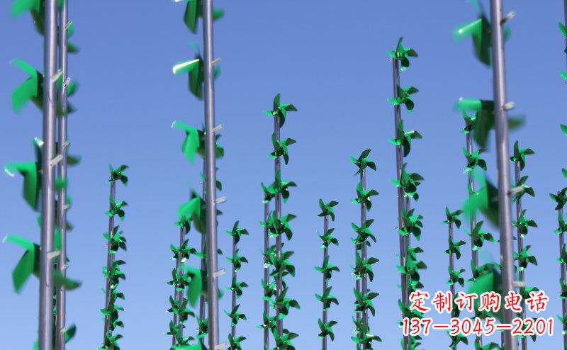 兰州不锈钢风车景观雕塑