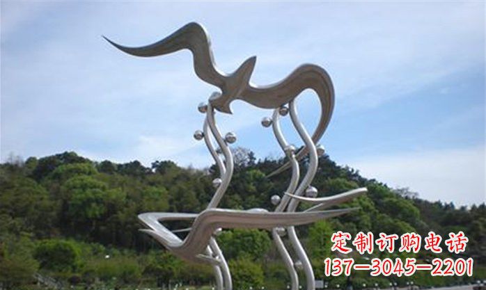 兰州海鸥雕塑传递自然之美