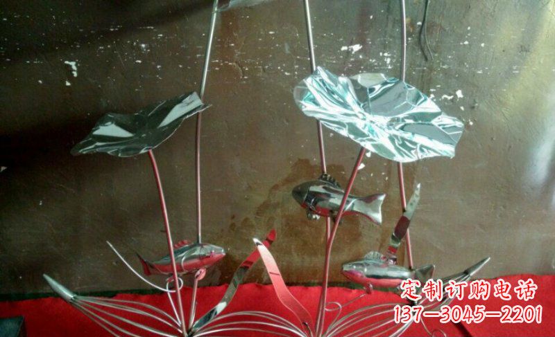 兰州不锈钢荷花雕塑