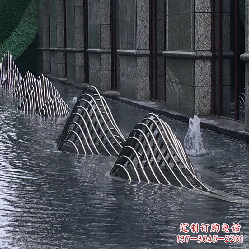 兰州不锈钢假山雕塑精美外形,百变造型