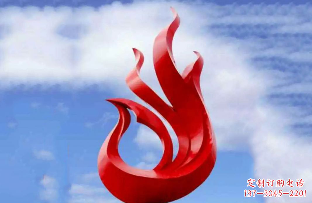 兰州凤凰雕塑不锈钢金之美