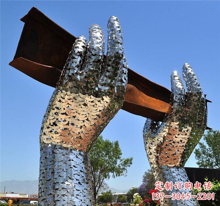 兰州不锈钢拱门雕塑精美绝伦