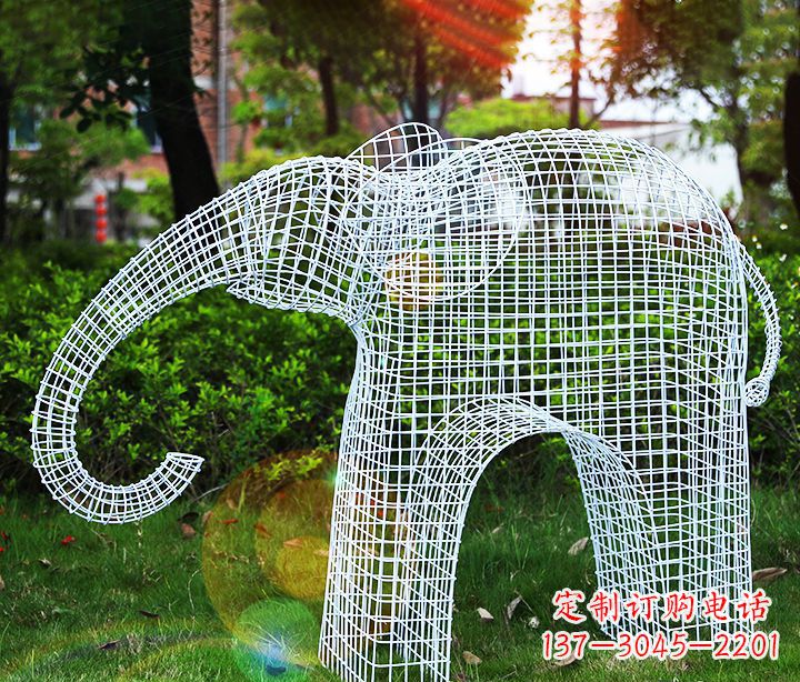 兰州不锈钢大象雕塑给城市带来美丽的艺术