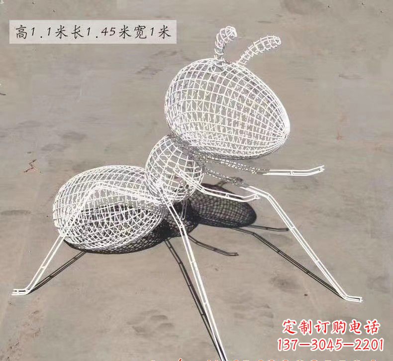 兰州不锈钢镂空蚂蚁雕塑222