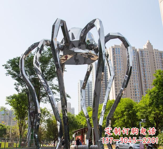 兰州精致的不锈钢螃蟹雕塑