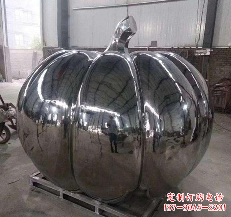 兰州不锈钢蔬菜南瓜雕塑