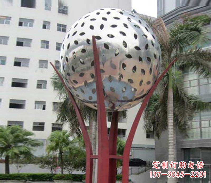 兰州镂空树叶雕塑——给校园景观增添灵动之美
