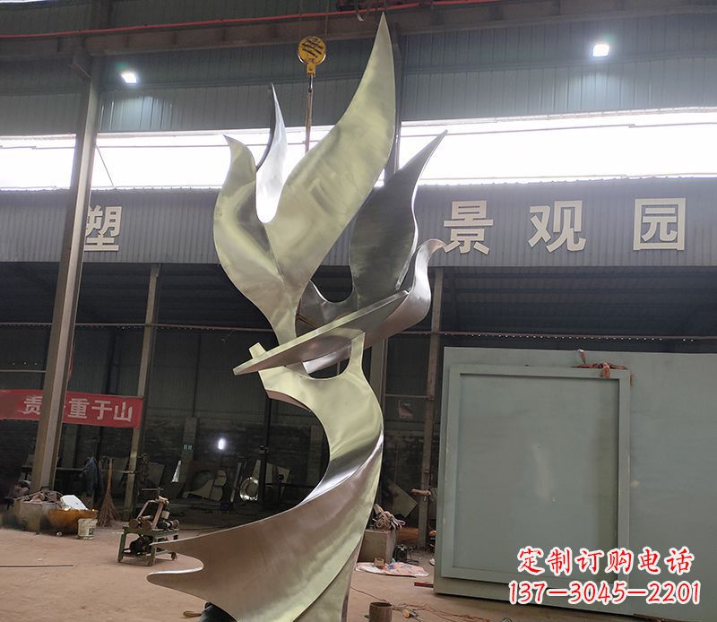 兰州不锈钢天鹅雕塑传承自然之美