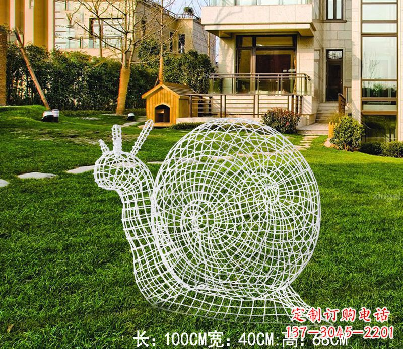 兰州不锈钢蜗牛雕塑进化的象征