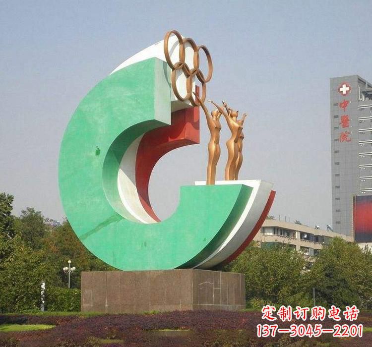 兰州勇于拼搏的运动员雕塑