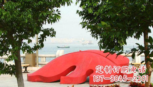 兰州不锈钢一片树叶雕塑