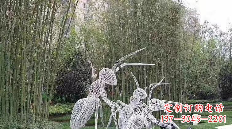 兰州不锈钢艺术蚂蚁雕塑