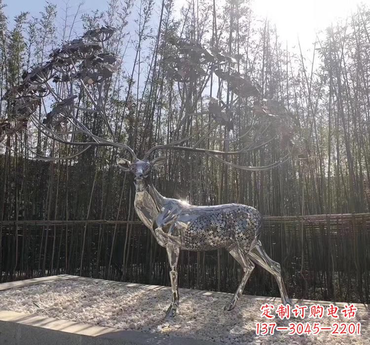 兰州不锈钢动物雕塑精美的艺术作品