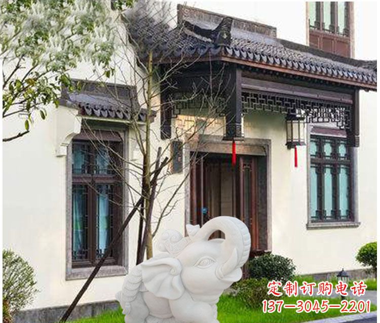 兰州小象招财石雕——引领幸福的钥匙