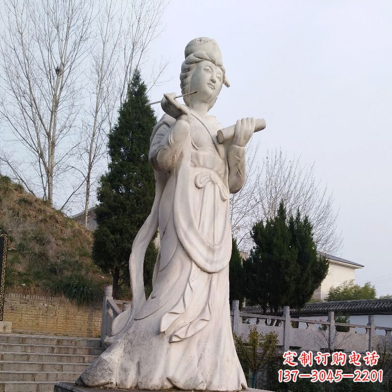 兰州精美雕塑勾勒出蔡文姬传奇