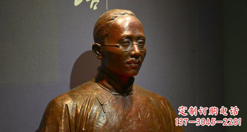 兰州蔡元培——一位传奇民族英雄的雕塑