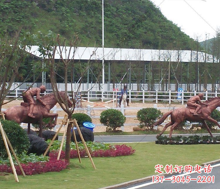兰州雕塑艺术以马为主题的铜雕摆件