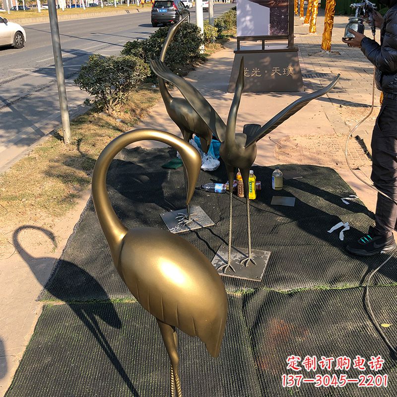 兰州成都鹤雕——传承中国古代文化