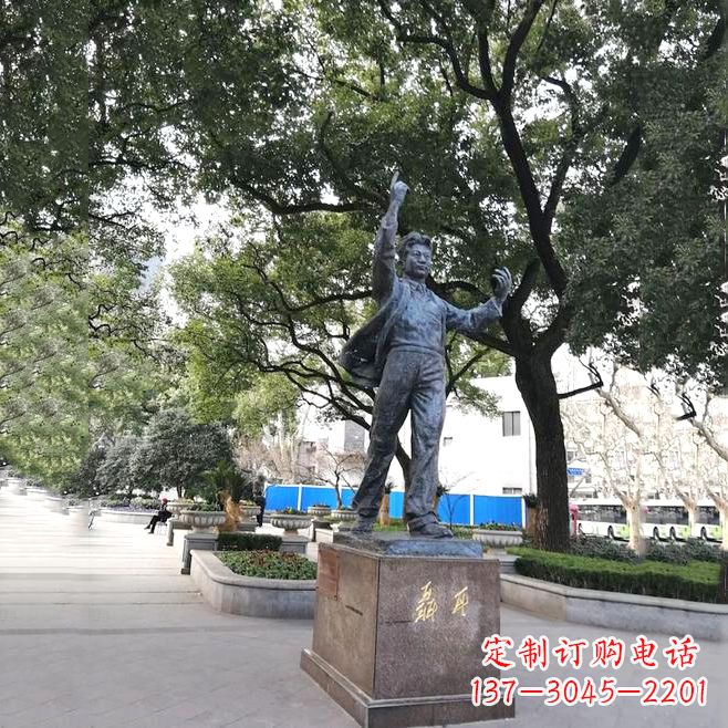 兰州城市街道名人雕塑著名音乐节聂耳铜雕像