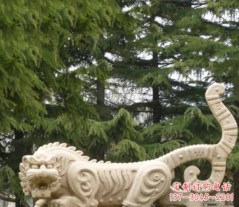 兰州抽象老虎石雕