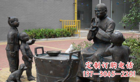 兰州糖人雕塑温暖的童年回忆