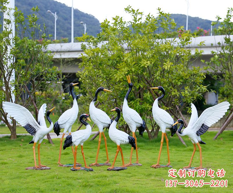 兰州仙鹤雕塑传承中国文化精髓