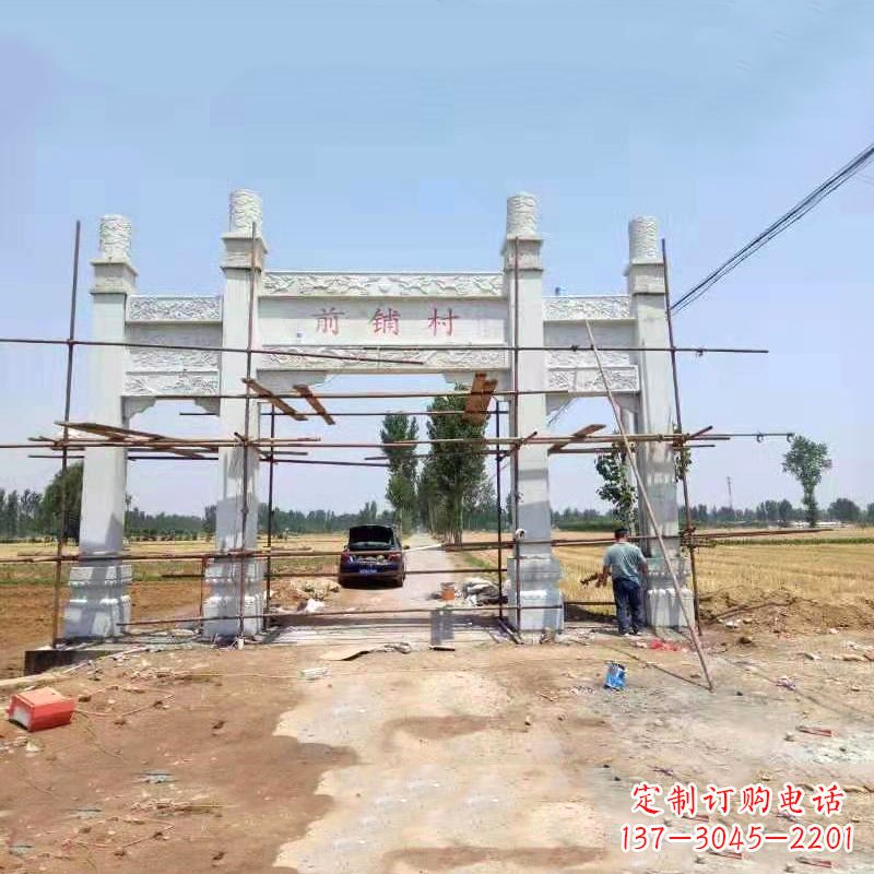 兰州古老传统——牌坊雕塑