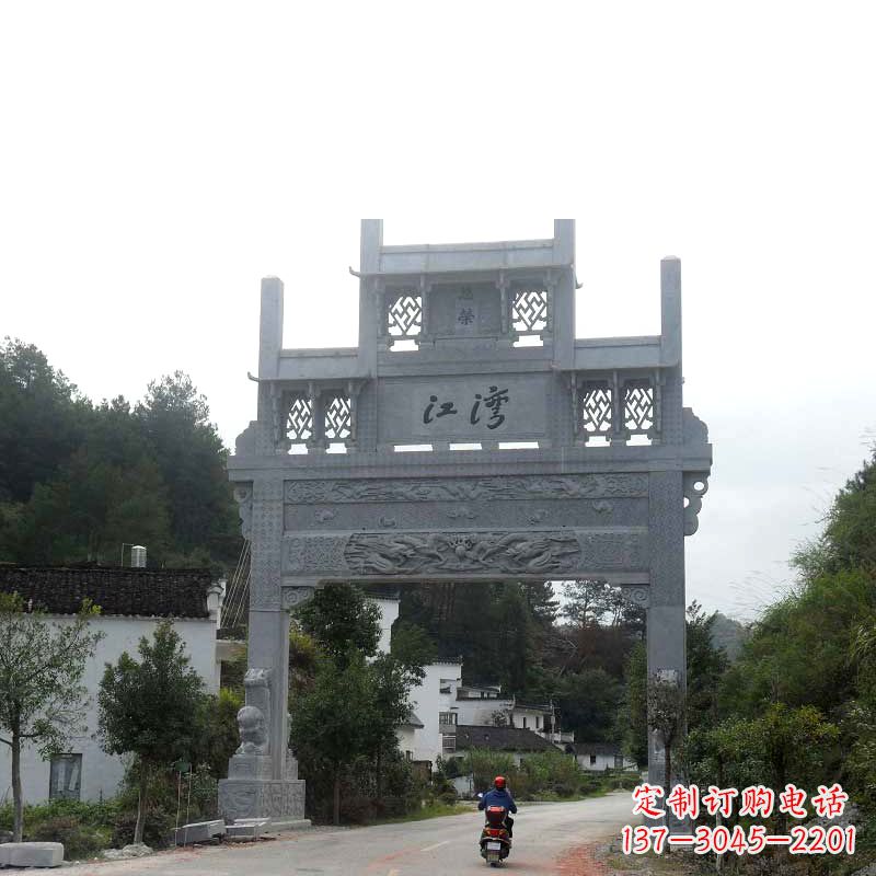 兰州精美石牌坊雕塑——传承中国古典文化