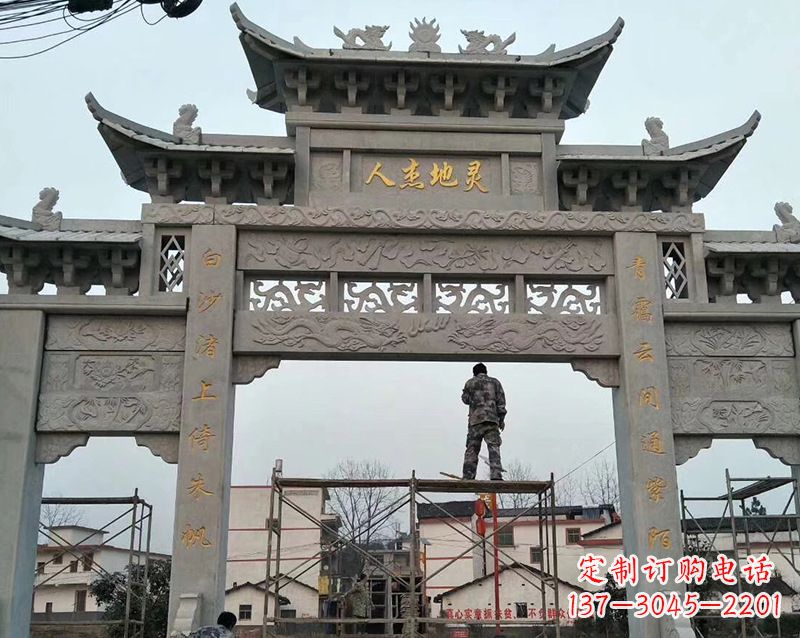 兰州牌坊雕塑