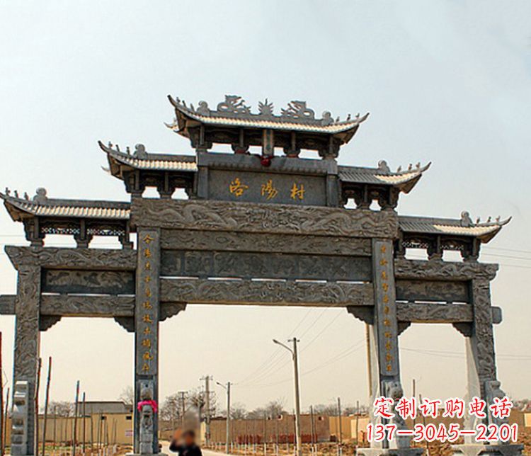 兰州牌坊雕塑——缅怀中国传统文化