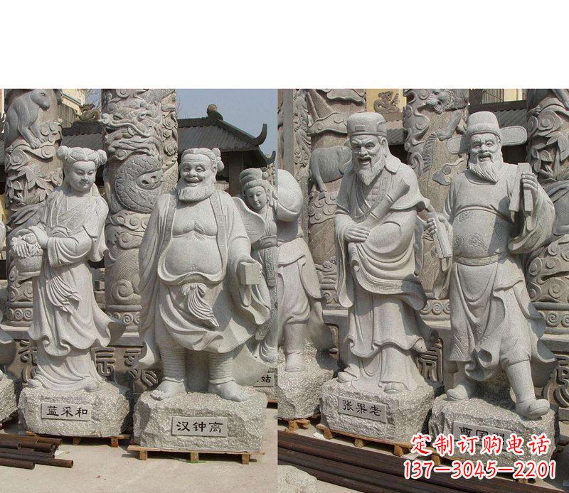 兰州大理石八仙雕塑神秘的艺术之美