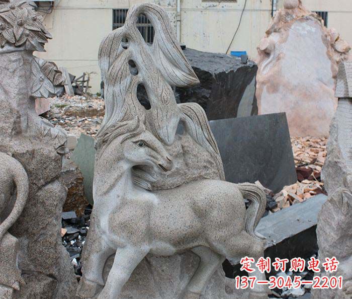 兰州大理石动物雕塑丰富多彩的艺术品