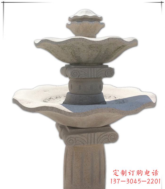 兰州大理石多层喷泉石雕精美绝伦的艺术形式
