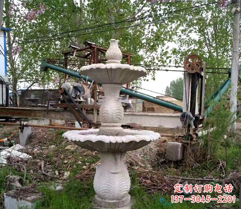 兰州大理石多层喷泉石雕雕塑艺术的精美之作