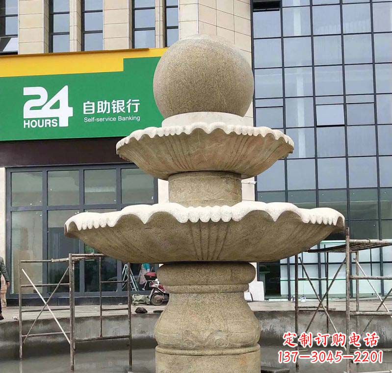 兰州大理石风水球喷泉雕塑——振奋人心的艺术杰作