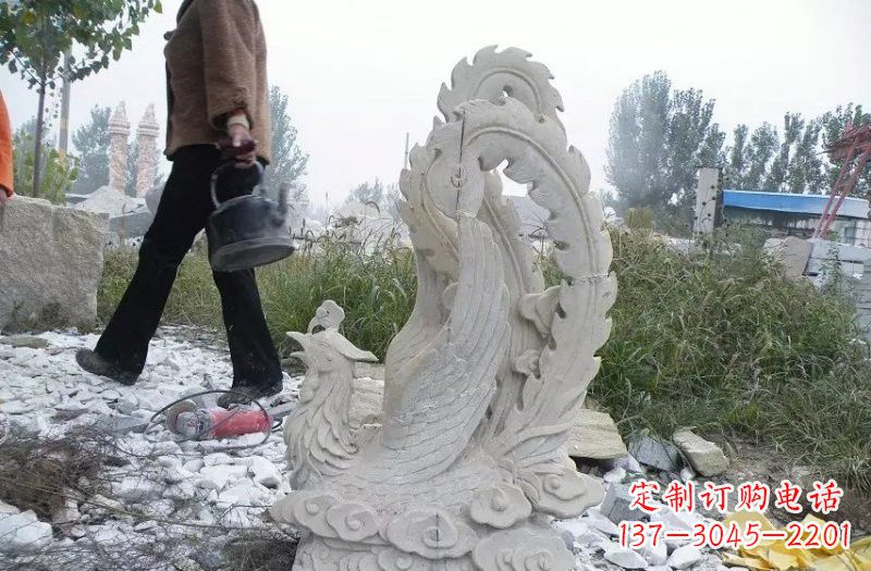 兰州凤凰雕塑传承瑰丽的古老文化