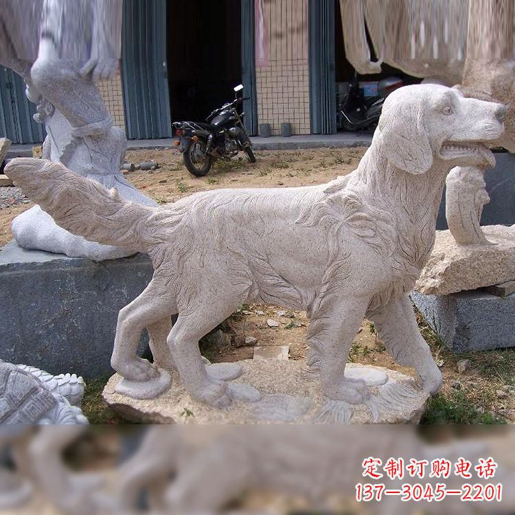 兰州大理石狗雕塑——精致的狗雕塑，让你的生活更有趣