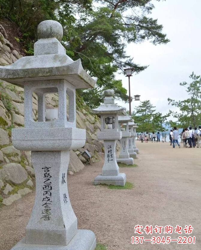 兰州精美古典大理石宫灯雕塑